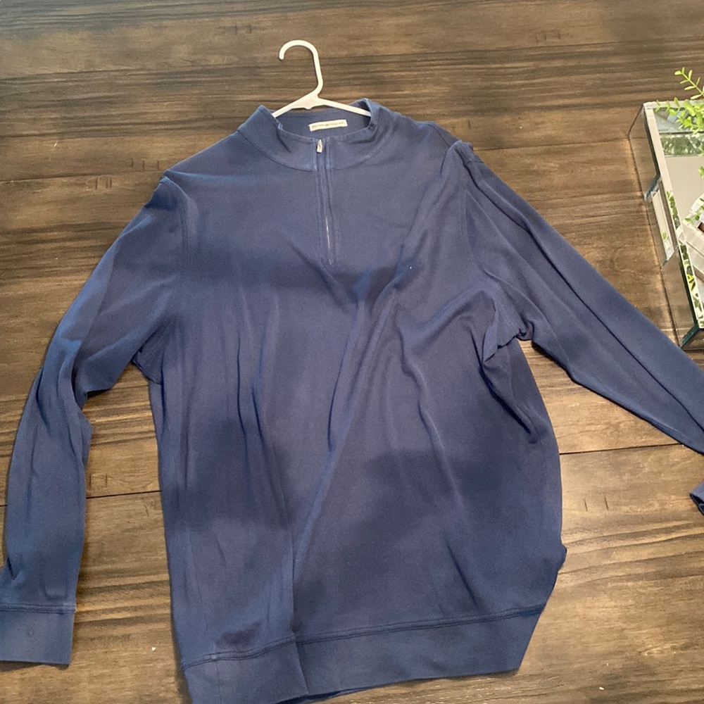 blue mens pullover